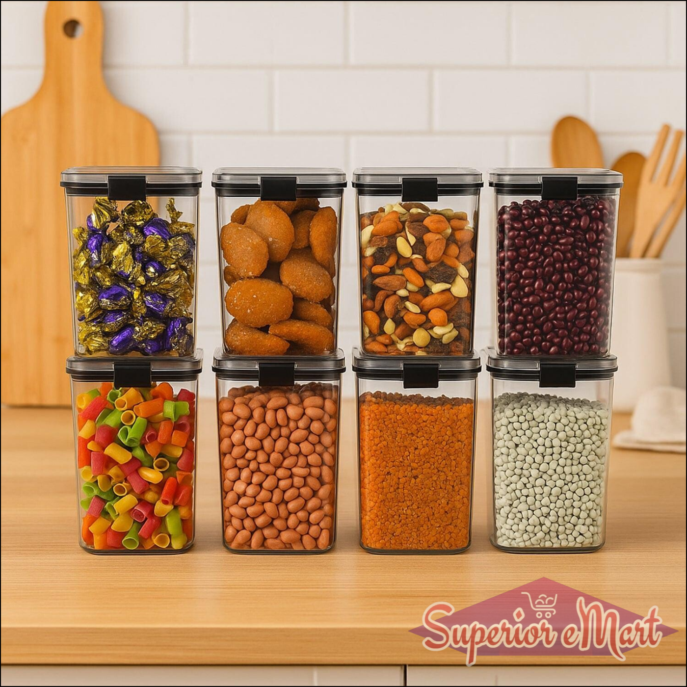2-Piece Airtight Container Set 1200ml - Superior eMart