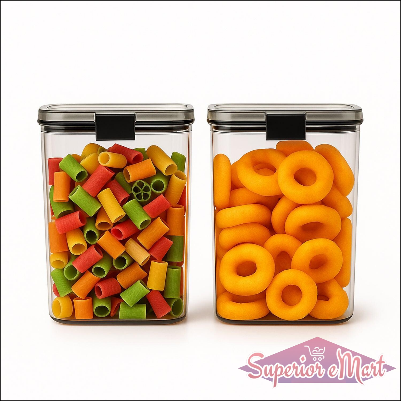 2-Piece Airtight Container Set 1200ml - Superior eMart
