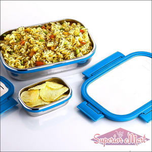 2 Piece Lunch Box for Office - Leakproof - Superior eMart