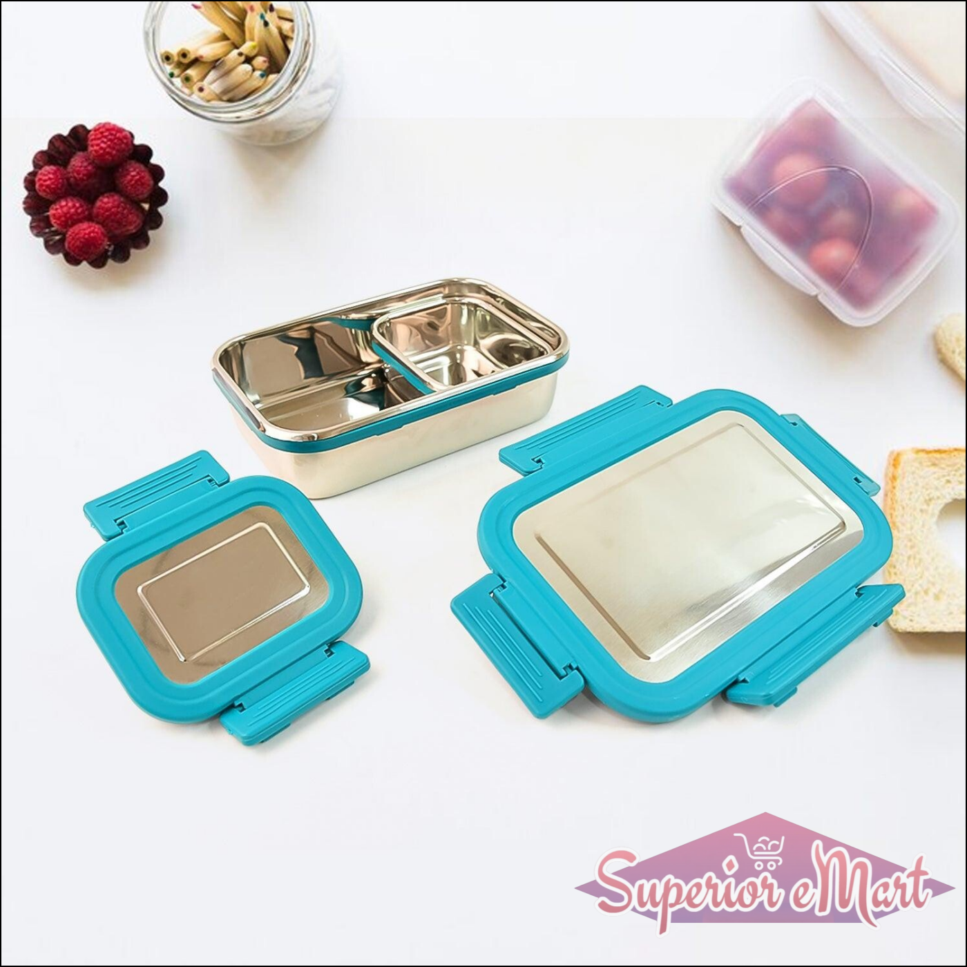 2 Piece Lunch Box for Office - Leakproof - Superior eMart