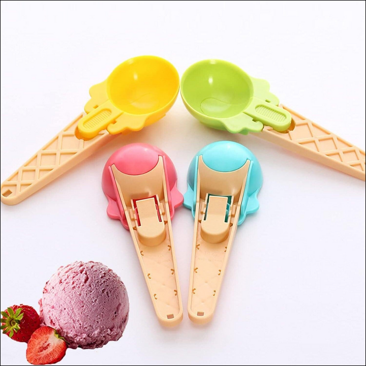 2-Piece Plastic Ice Cream & Watermelon Scooper with Trigger Dipper - Superior eMart