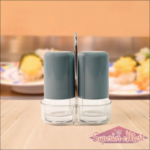 2 Piece Seasoning Dispenser Set with Holder - Superior eMart