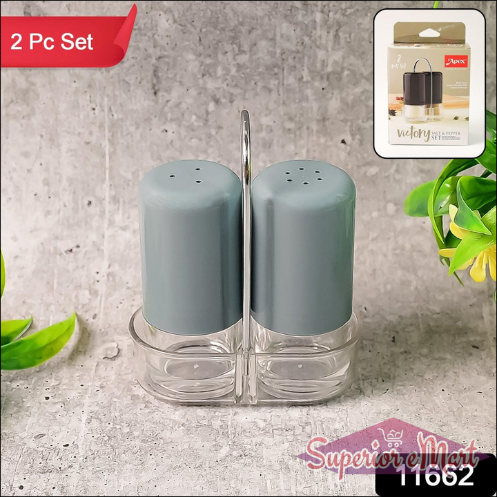 2 Piece Seasoning Dispenser Set with Holder - Superior eMart