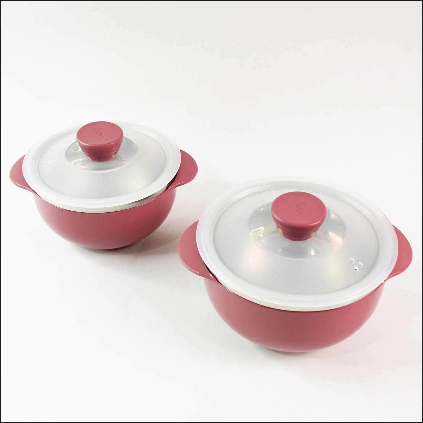 2 Piece Serving Bowls with Lids - 1000 & 700ML - Superior eMart