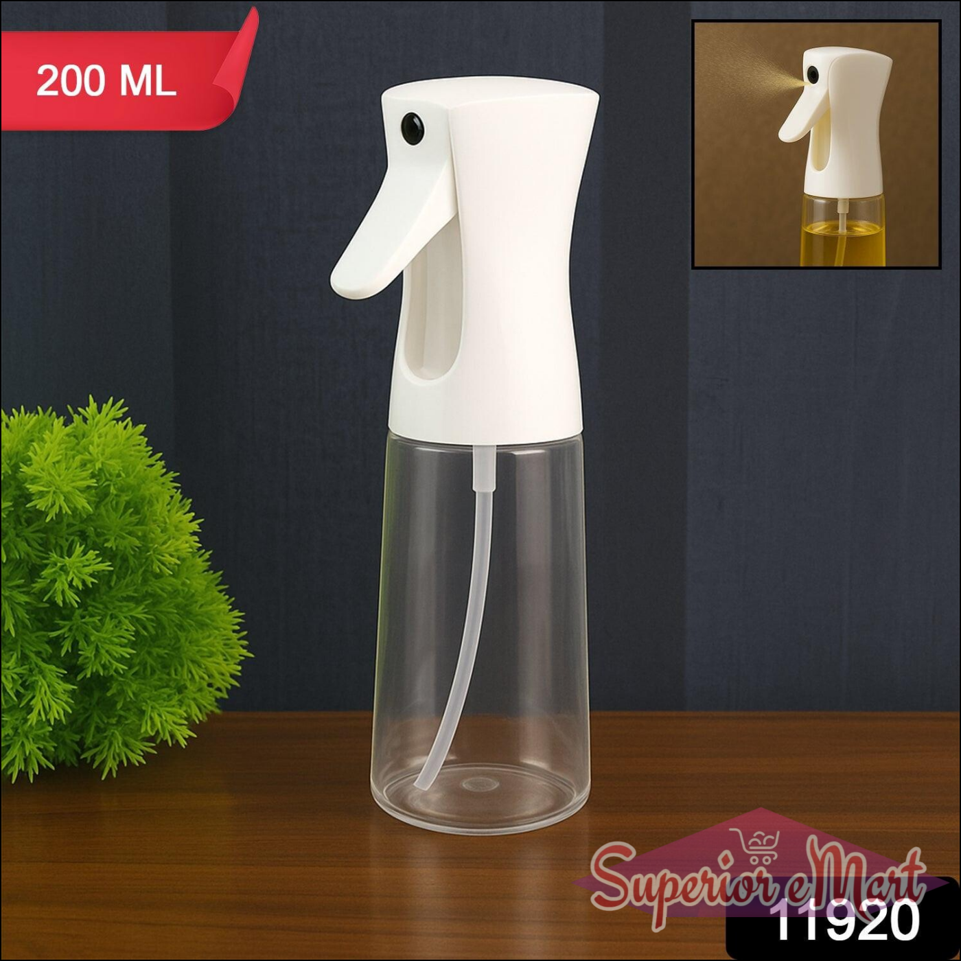 200ML Continuous Mist Spray Bottle - Superior eMart
