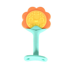 Baby Silicone Teether Fruit Teether For Toddlers100 Food Grade Silicone Teether Non-toxic  Latex Free Suitable For Kids Above 3 Months Sunflower Moon Shape(1 Pc) - Superior eMart