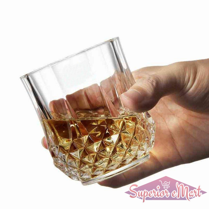 2341 Heavy Unbreakable Stylish Look Fully Transparent Glasses Set 250ml (6pcs)