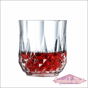 2341 Heavy Unbreakable Stylish Look Fully Transparent Glasses Set 250ml (6pcs)
