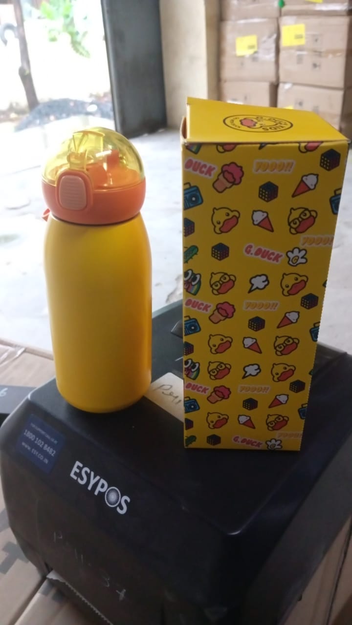 Duck Stainless Steel Water Bottle (400 ML) - 13219_ss_duck_water_bottle_400ml_no11