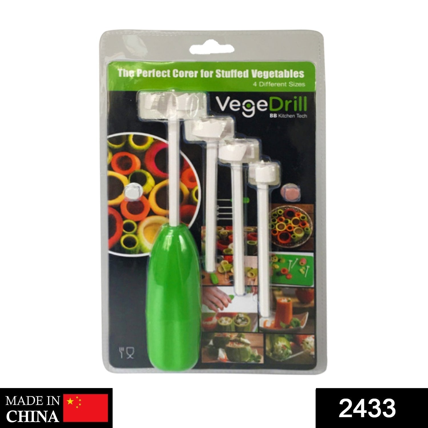 Veg Drill Vegetable Spiralizer Digging for Stuffed Vegetables