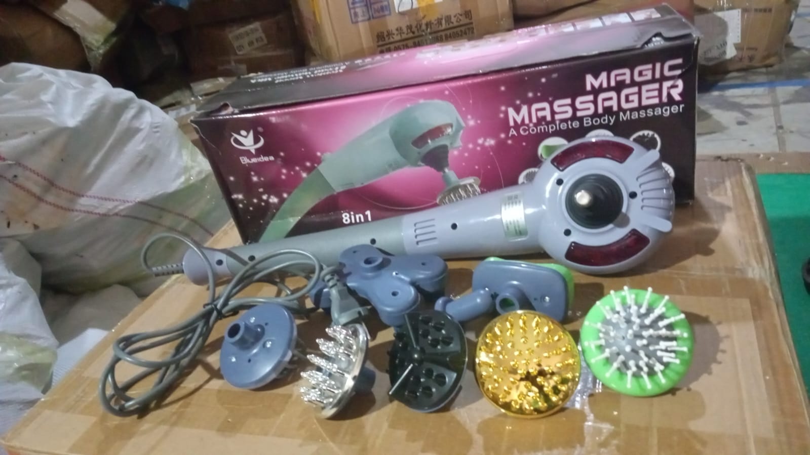 Electric 8 In 1 Full Body Massager, Magic Massager (1 Set) - 13637_8in1_magic_massager_1set