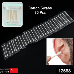 Double Head Cotton Ear & Nose Cleaning Health Care Tools Disposable Sticks Soft  - 12668_2_head_cotten_swabs_30pc