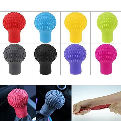 Anti-Scratch Universal Fit Silicon Gear Shift Knob Protective Cover - 0278_car_gear_grip