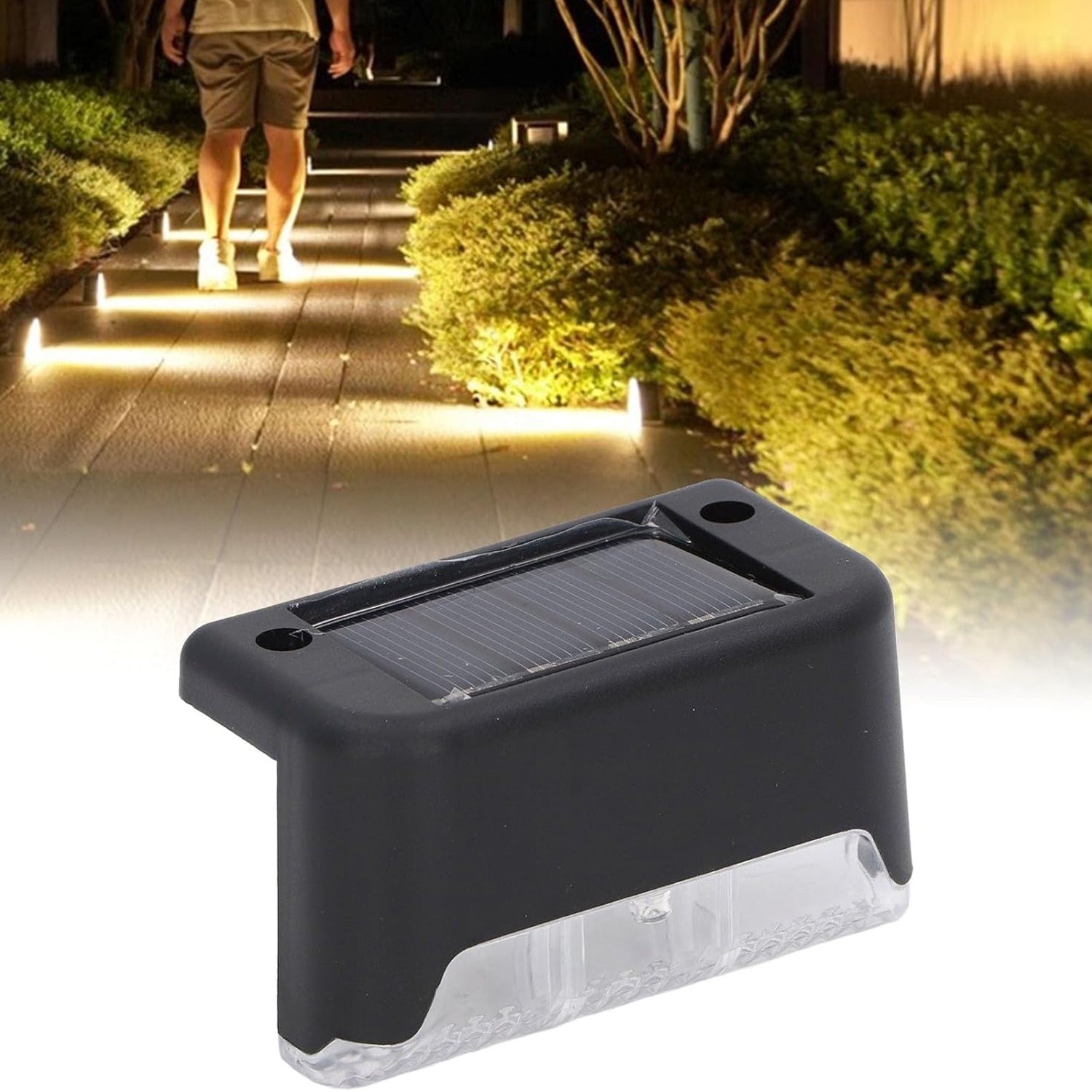 Solar Decorative Lights, Waterproof Durable Garden Atmosphere Lights Stair Light - 9412_solar_decorative_light_4pc