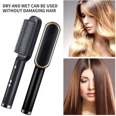 Hair Straightener Used While Massaging Hair Scalps And Head - Superior eMart