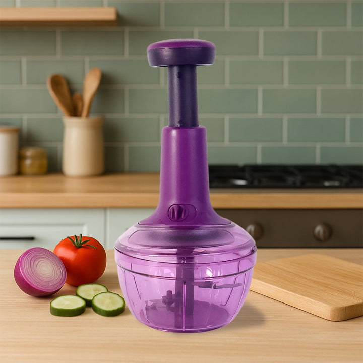 Manual Push Vegetable Chopper 650 Ml - (1 Pc)