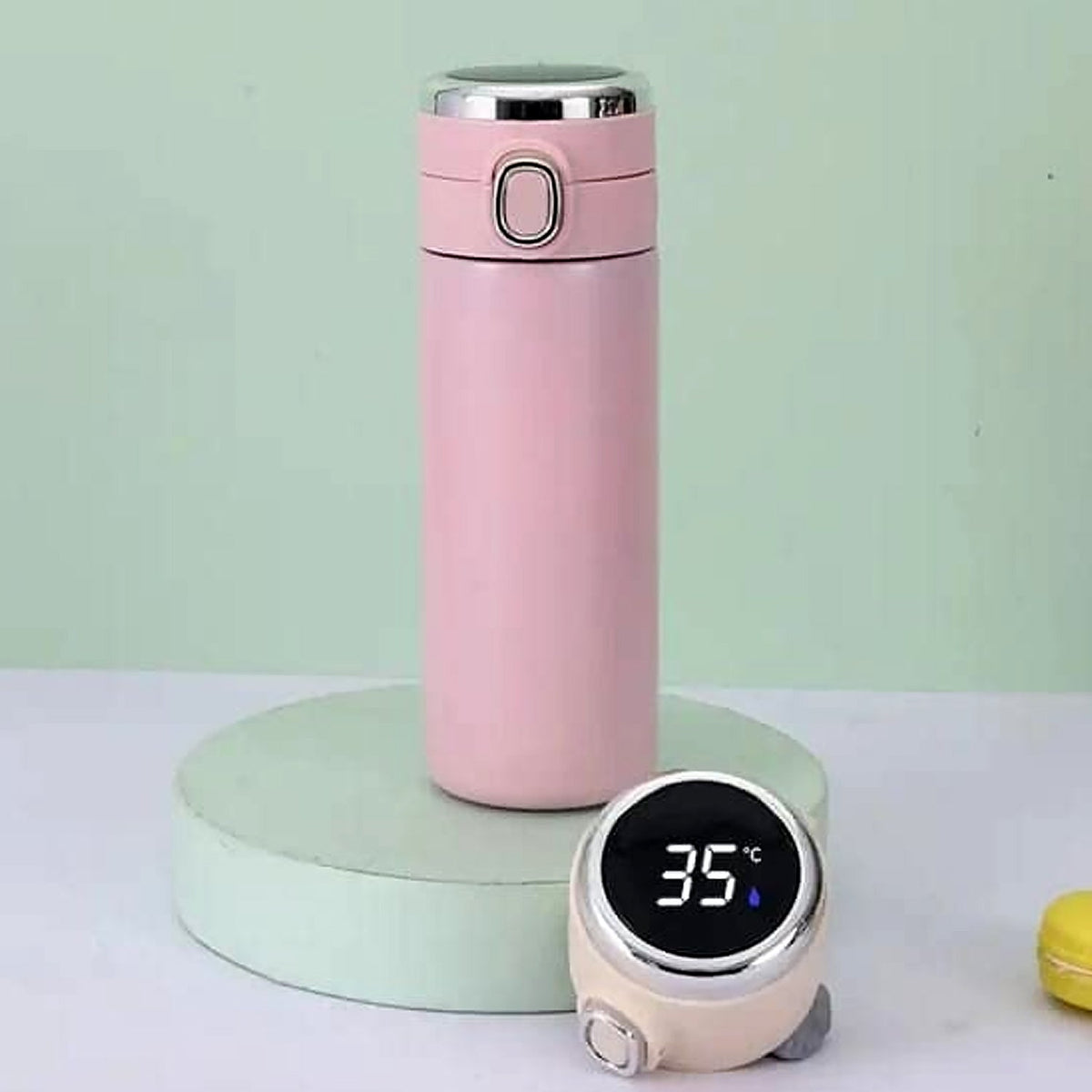 Smart Vacuum Insulated Water Bottle with LED Temperature Display, Cold & Hot | L - 12993_mix_temperature_bottle_320ml