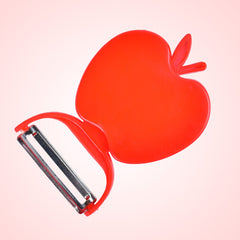 Apple Shaped Folding Peeler Vegetable Peeler for Kitchen, Home Fruit Peelers, Gr - 5929_apple_shaped_peeler