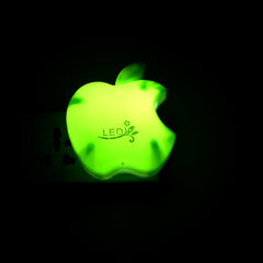 Night Light Comes with 3D Illusion Design Suitable for Drawing Room, Lobby, Ener - 12748_led_apple_night_light_1pc