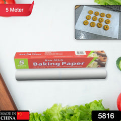 Non-Stick Parchment Paper: Easy Cleanup for Baking, Grilling & More (Microwave & - 5816_5mtr_baking_paper