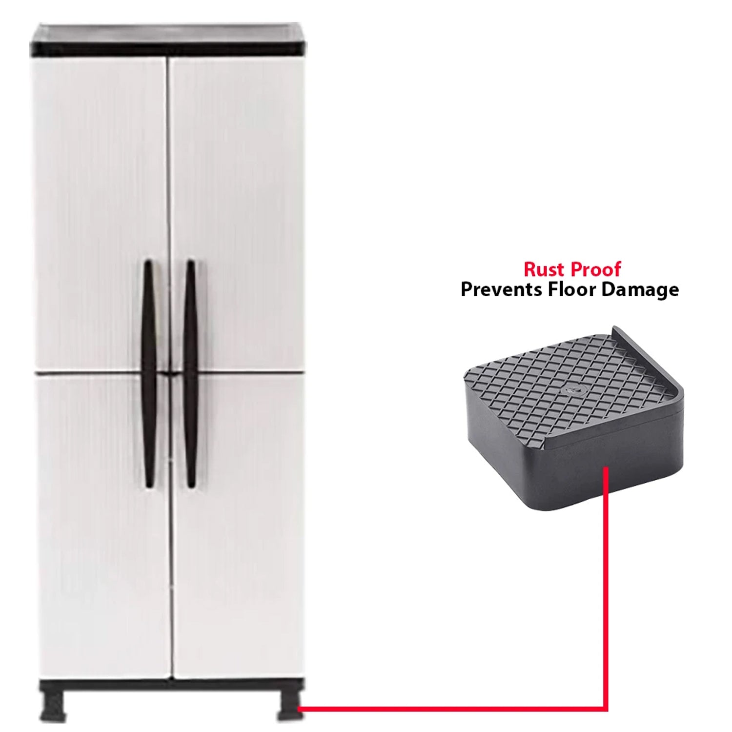 Heavy duty stand for refrigerator