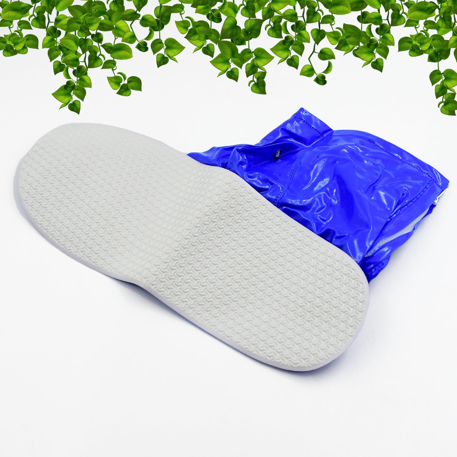 Plastic Shoes Cover Reusable Anti-Slip Boots Zippered Overshoes Covers & Shoe la - 17961_rain_medium_shoe_cover_1pair_no2