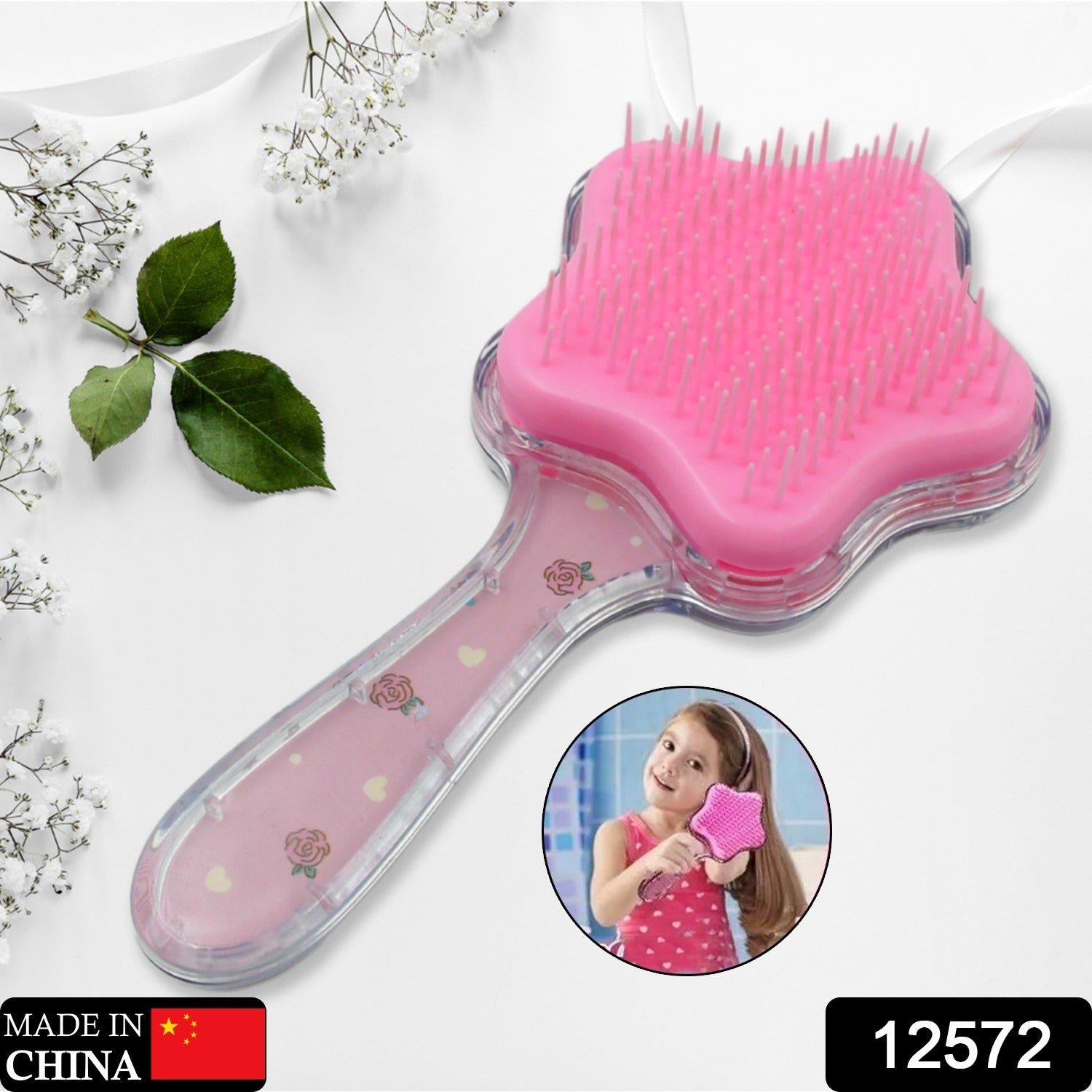 Cartoon Hair Brush Massage Shower Comb Blur Wet Salon Hair Brushes Hair Styling  - 12572_cartoon_hair_massage_brush