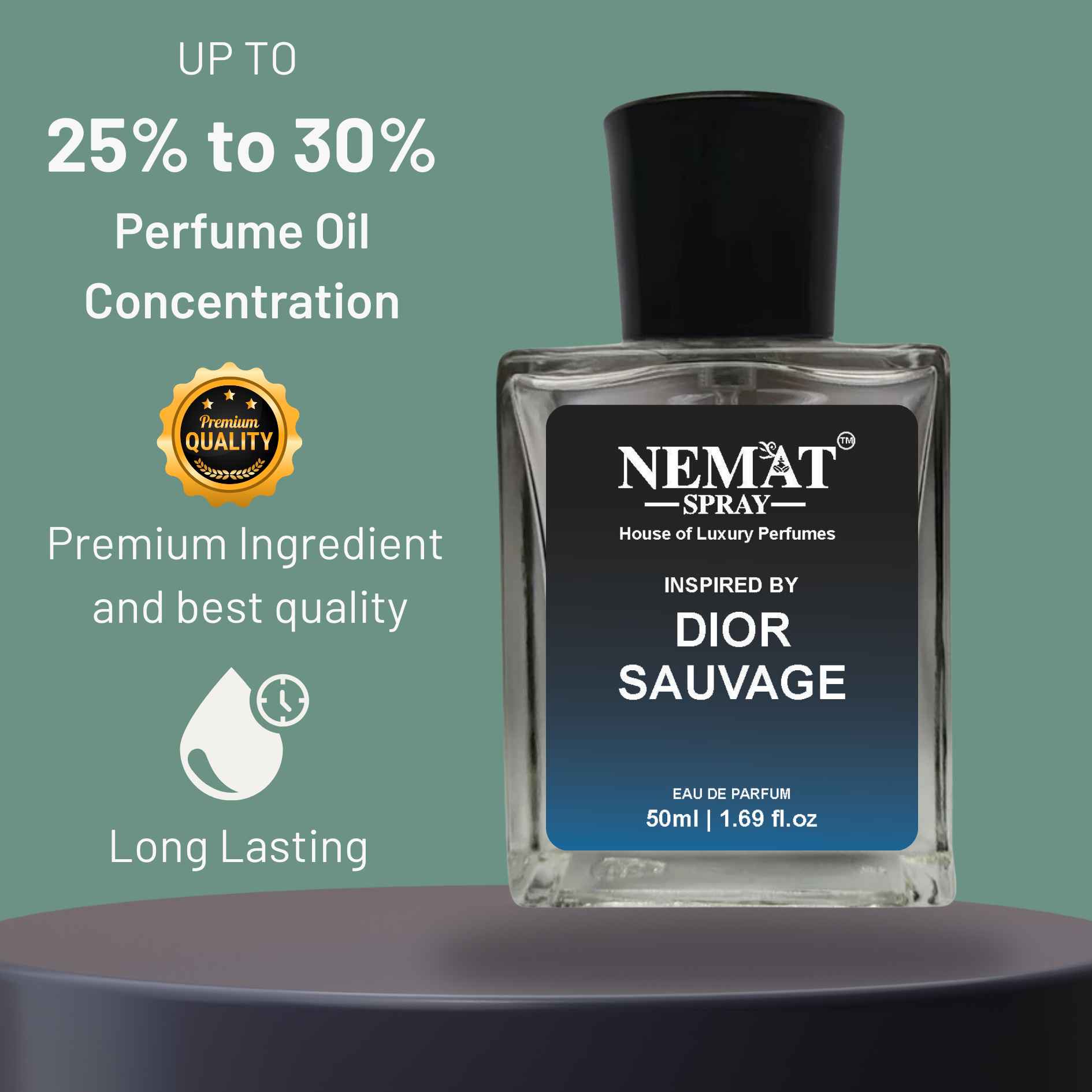 Sauvage Inspired, Eau De Parfum, Luxury Fragrance for Male