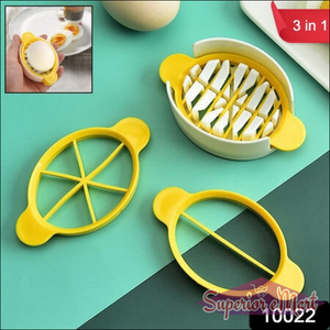 3 In 1 Boiled Egg Slicer (1 Pc) - Superior eMart