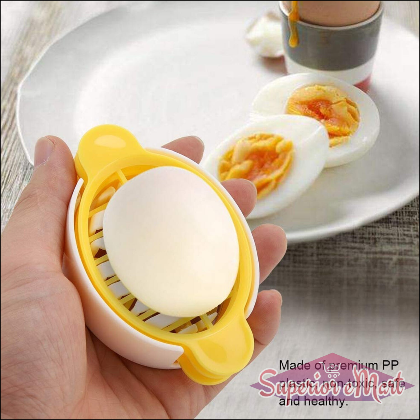 3 In 1 Boiled Egg Slicer (1 Pc) - Superior eMart