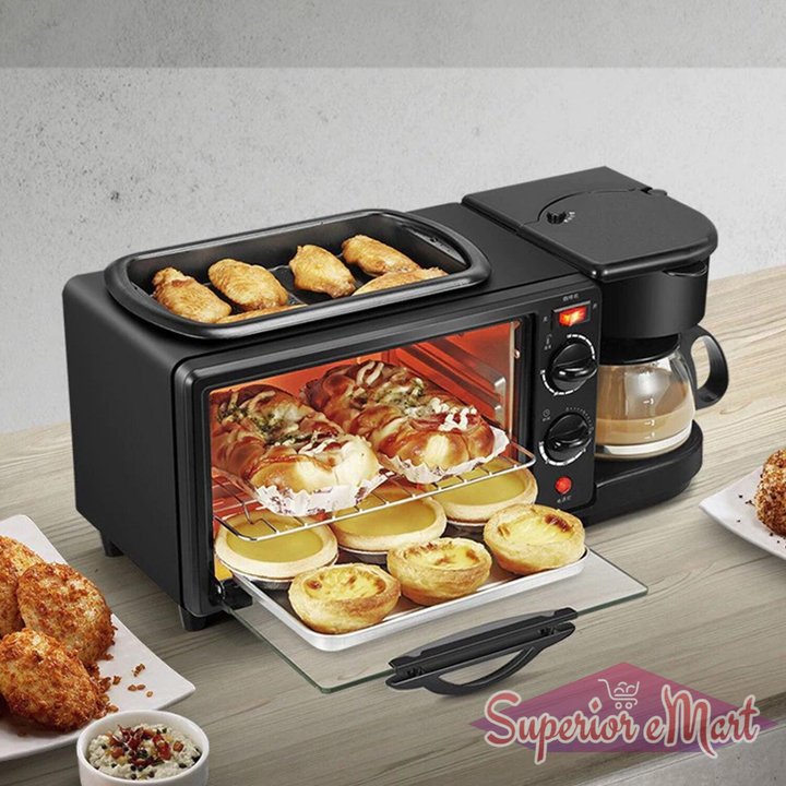 3 in 1 Breakfast Maker with Coffee Pot - Superior eMart