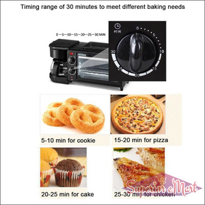 3 in 1 Breakfast Maker with Coffee Pot - Superior eMart