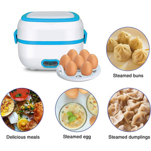 Superior eMart 3 in 1 electric lunch box for steaming buns, eggs, and preparing delicious meals
