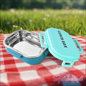 3 in 1 Lunch Box with Spoon - Durable & Portable - Superior eMart