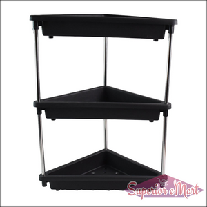 3 Layer Corner Storage Rack - Durable & Space-Saving - Superior eMart