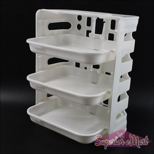 3-Layer Wall-Mounted Food Organizer Rack - Superior eMart