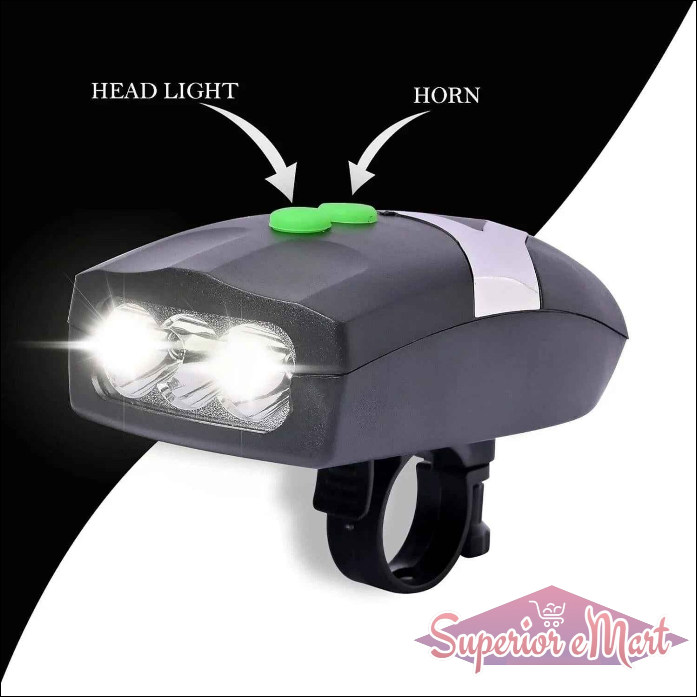 3 LED Bike Headlight - Superior eMart