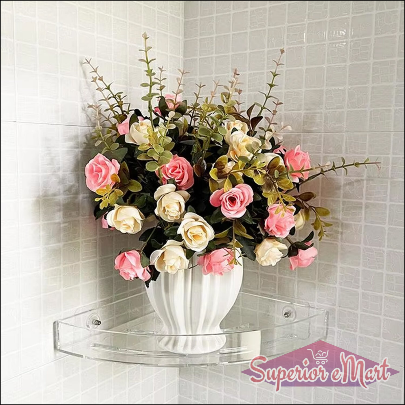 3 Piece Bathroom Corner Shelf - Superior eMart