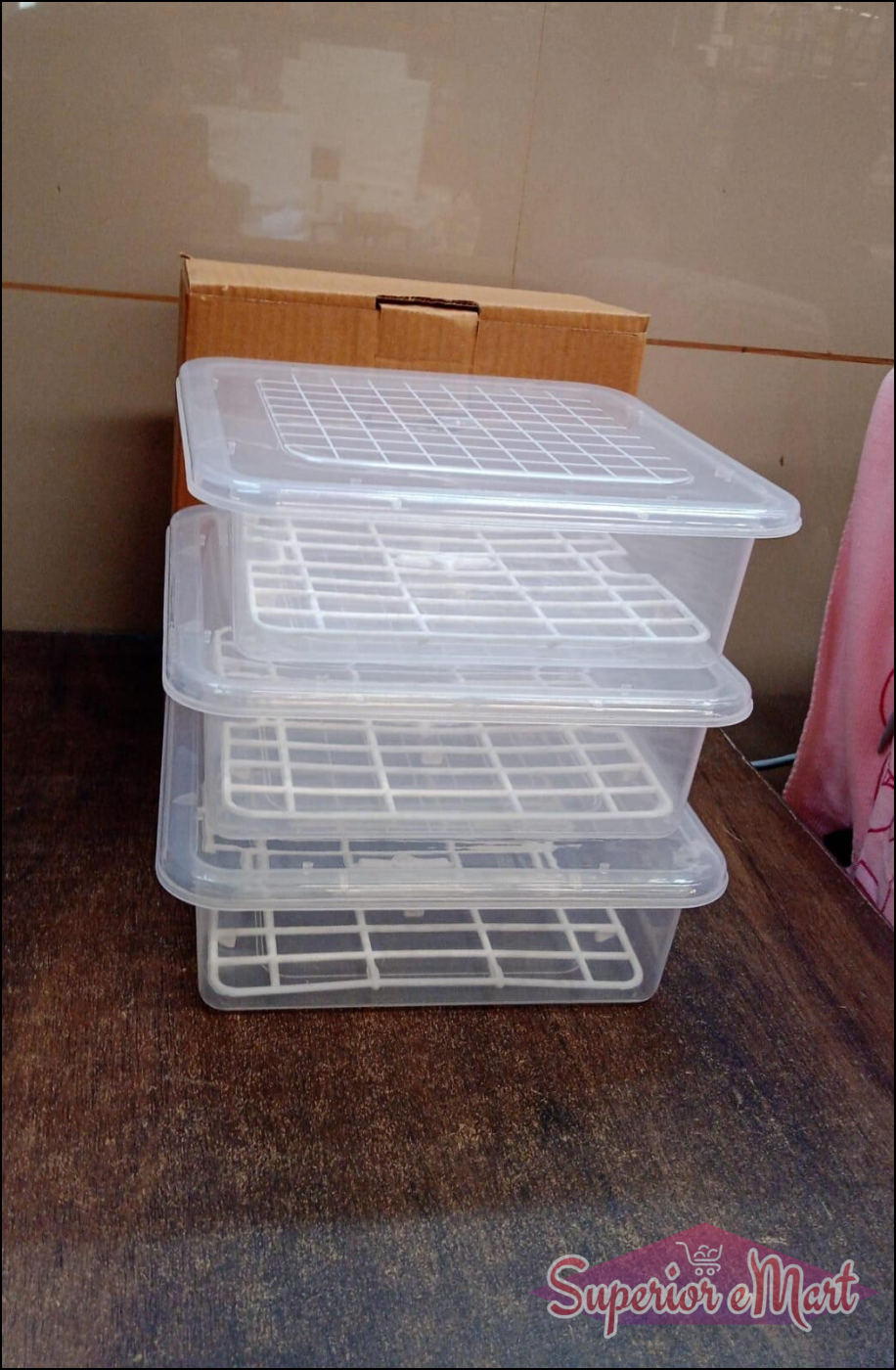 3 Piece Food Container Set with Lids - Superior eMart