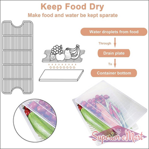 3 Piece Food Container Set with Lids - Superior eMart