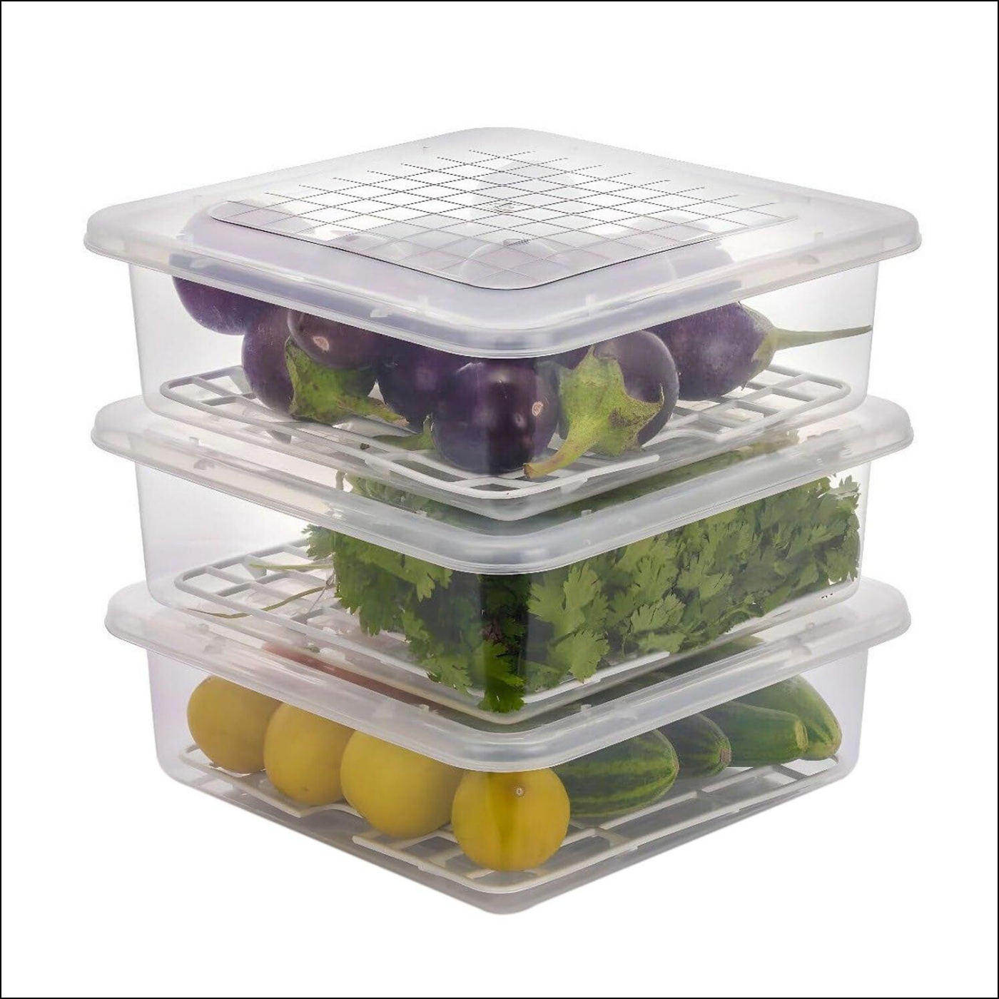 3 Piece Food Container Set with Lids - Superior eMart