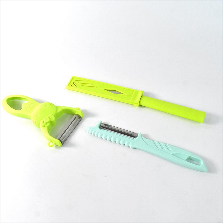 3 Piece Kitchen Peeler Set with Durable Blades - Superior eMart