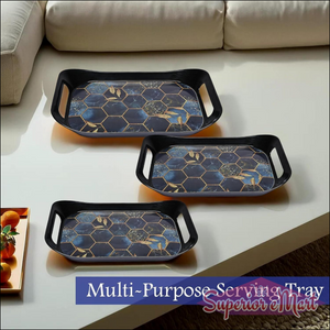 3 Piece Serving Tray Set - Stylish & Durable - Superior eMart