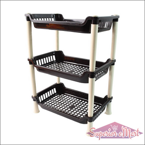 3 Tier Plastic Storage Organizer Small 3 Layer - Superior eMart