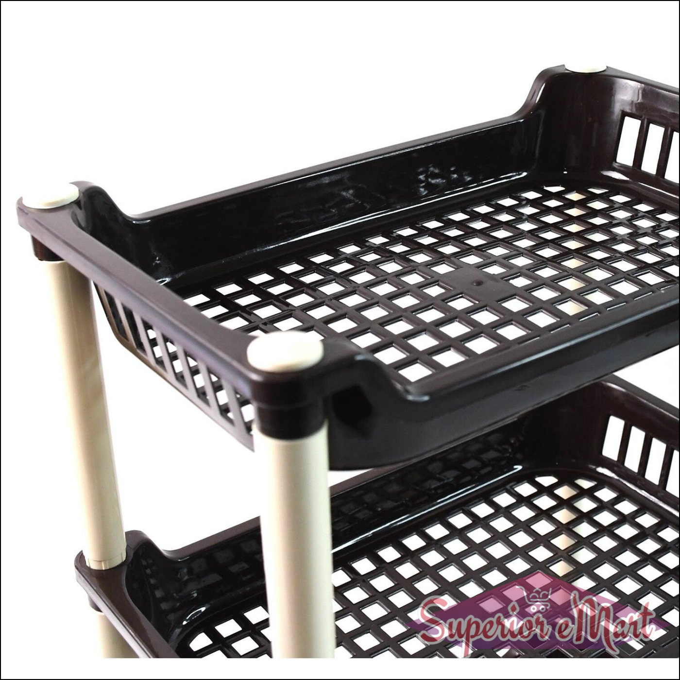 3 Tier Plastic Storage Organizer Small 3 Layer - Superior eMart