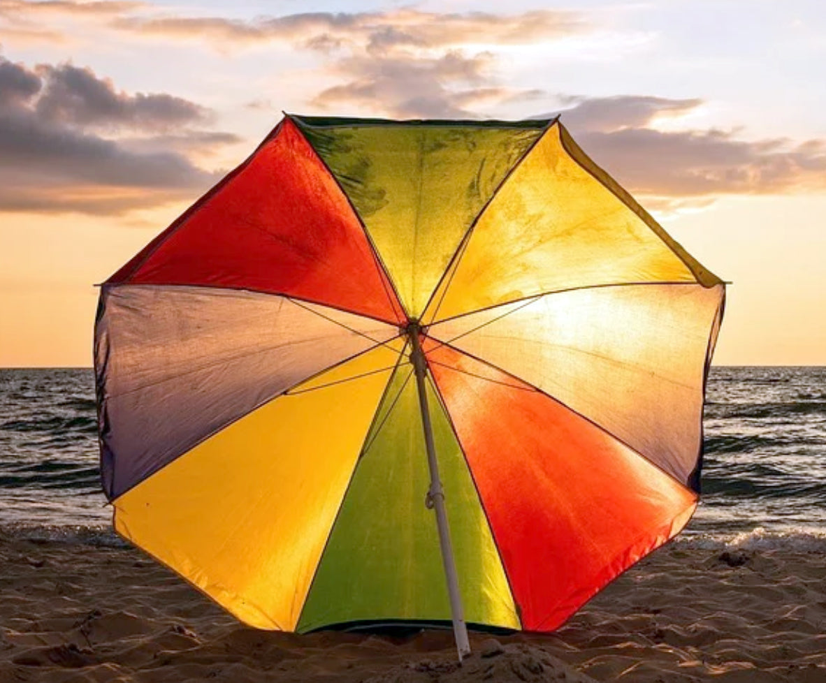 Sun Protection Water Proof Fabric Polyester Garden Umbrella for Beach, Lawn - 1276_beach_umbrella