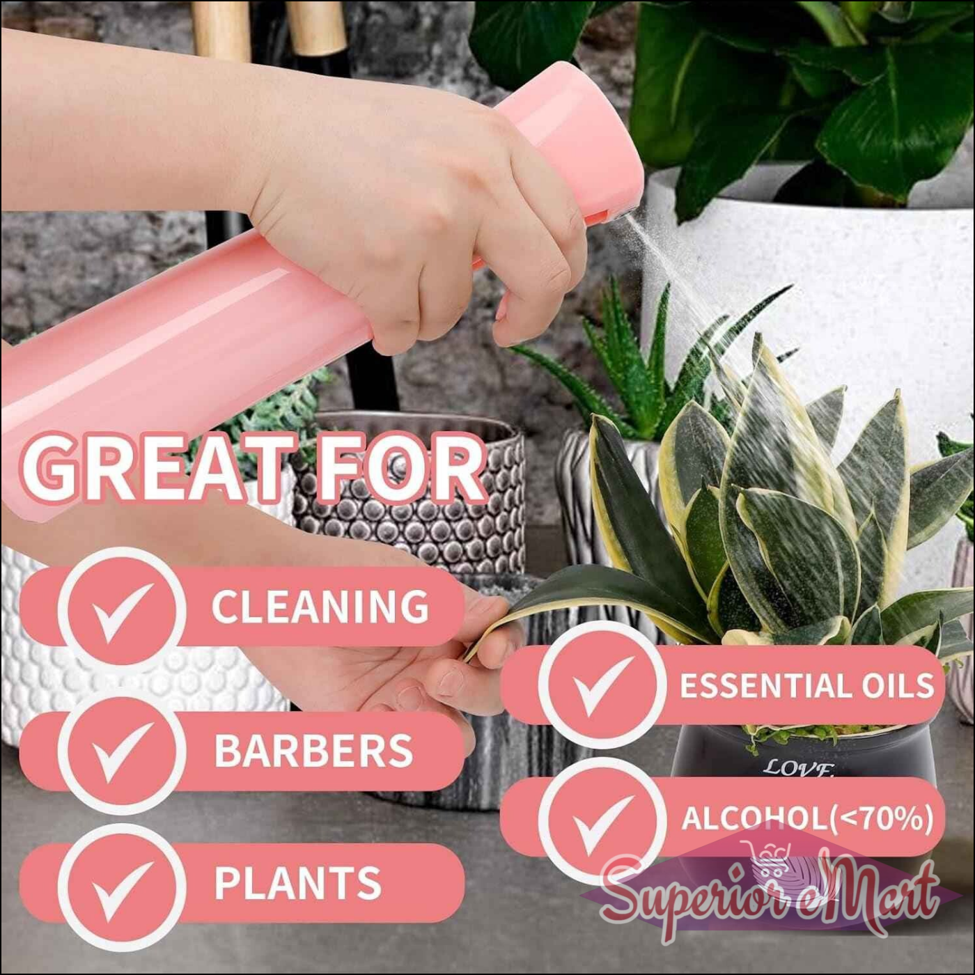 300 ml Mist Spray Bottle - Superior eMart