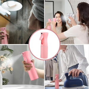 Versatile 300 ml mist spray bottle for home use, perfect for skincare and household tasks.