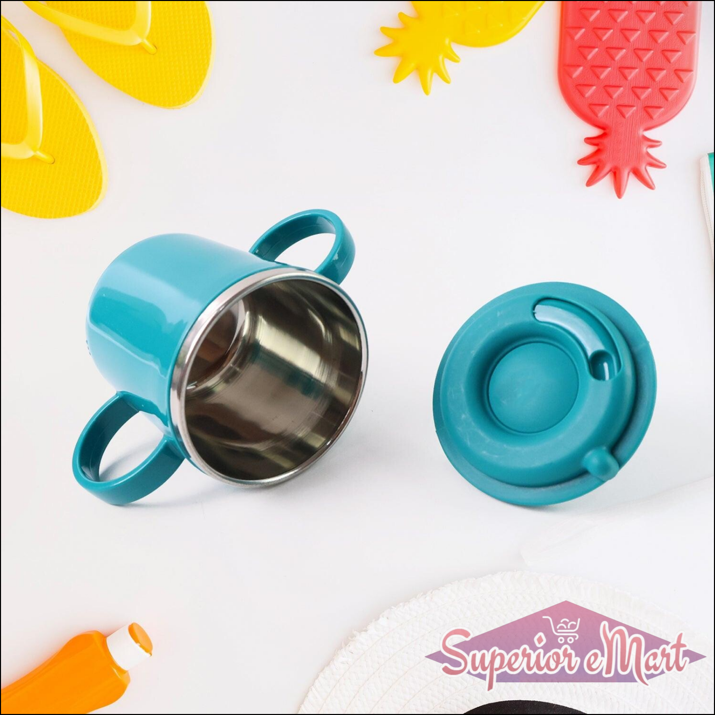 300ml BPA-free Kids Mug with Handles - Superior eMart