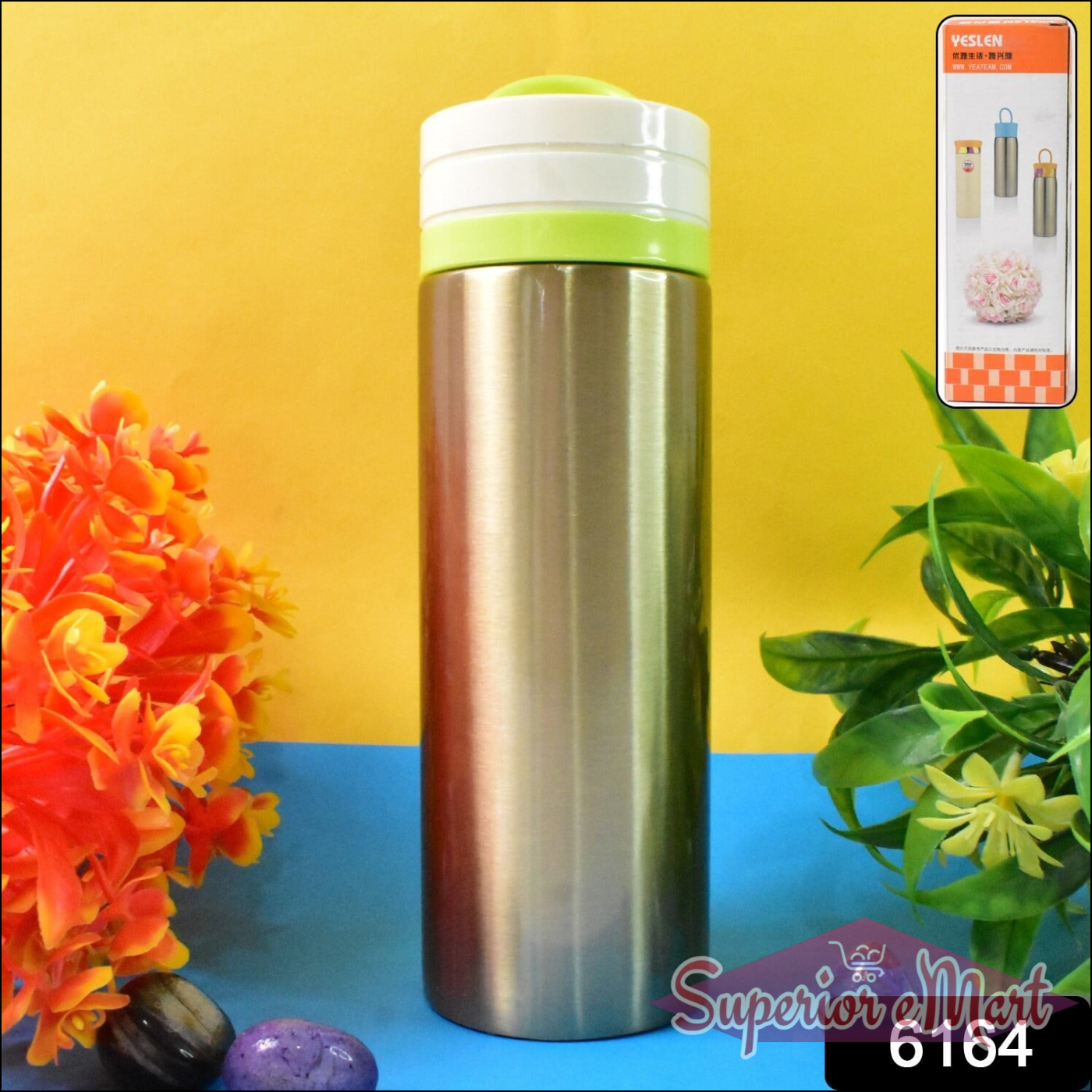 300ml Insulated Water Bottle - Stainless Steel - Superior eMart
